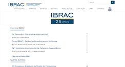 Desktop Screenshot of ibrac.org.br