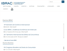 Tablet Screenshot of ibrac.org.br
